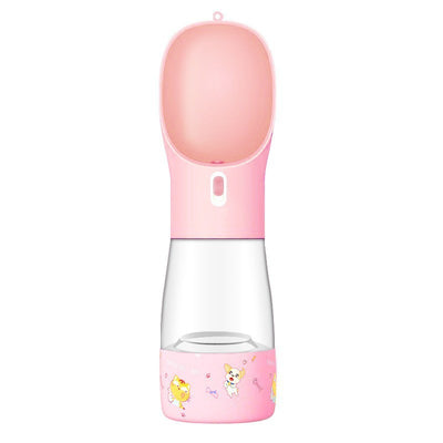 Dog Water Bottle Dispenser Feeder Bowl