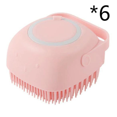 Silicone Dog Bath Massage Glove Brush
