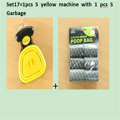 Pet Waste Cleaner – Foldable Dog Pooper Scooper with Bags