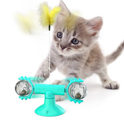 Windmill Multi-Functional Cat Rotating Spinner Toy