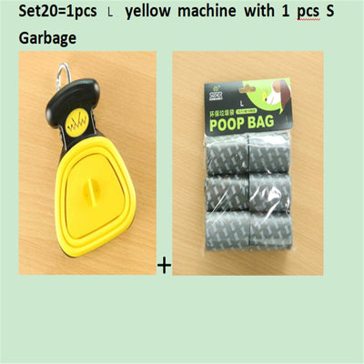 Pet Waste Cleaner – Foldable Dog Pooper Scooper with Bags