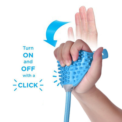 Pet Bathing Massage Gloves Sprayer