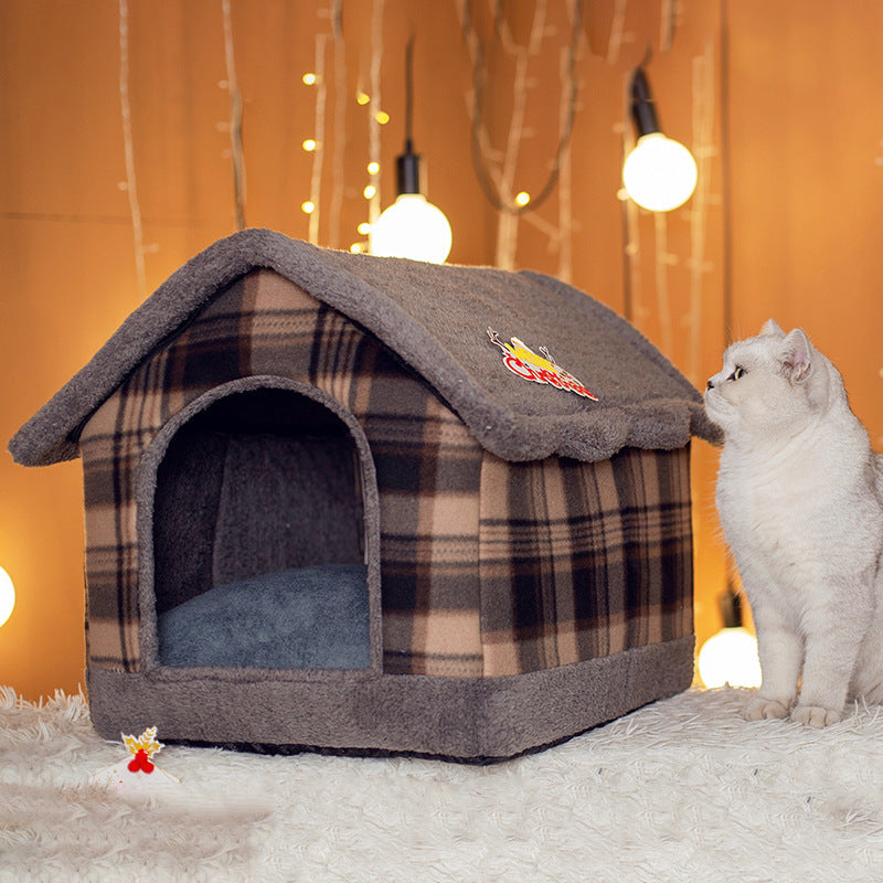 Cozy Cottage Pet House For Dogs & Cats