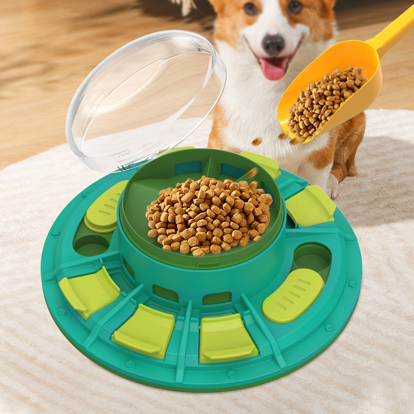 Interactive Dog Slow Feeder Puzzle Toy
