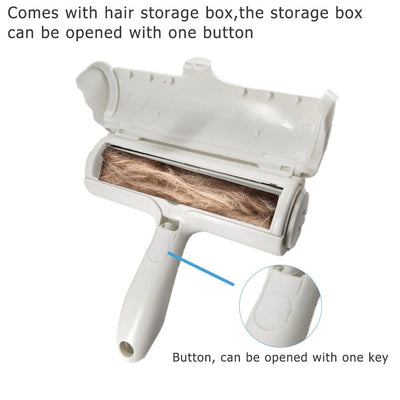 2-Way Pet Hair Roller Remover Lint Brush