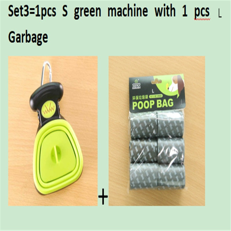 Pet Waste Cleaner – Foldable Dog Pooper Scooper with Bags