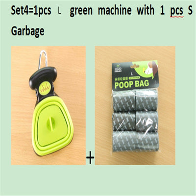Pet Waste Cleaner – Foldable Dog Pooper Scooper with Bags