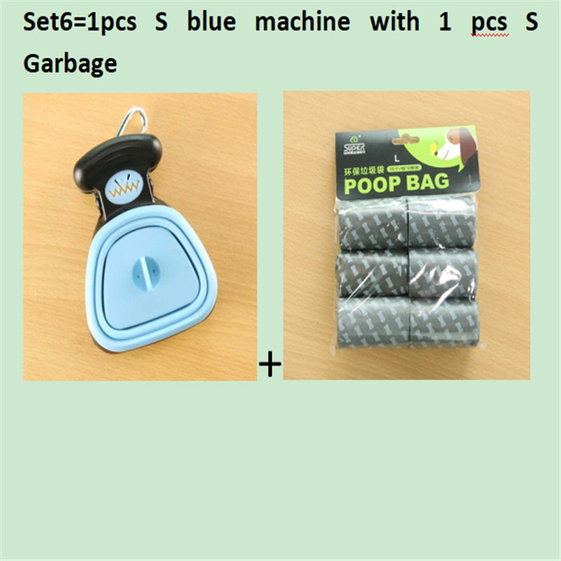 Pet Waste Cleaner – Foldable Dog Pooper Scooper with Bags