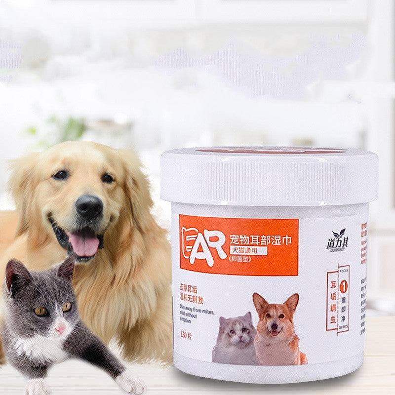 Ear Cleaning Wipes for Cats & Dogs