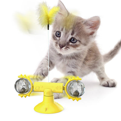 Windmill Multi-Functional Cat Rotating Spinner Toy