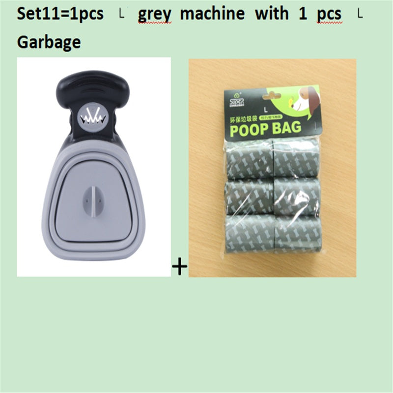 Pet Waste Cleaner – Foldable Dog Pooper Scooper with Bags