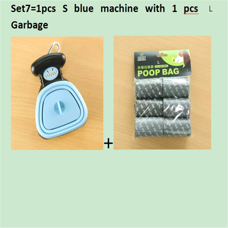 Pet Waste Cleaner – Foldable Dog Pooper Scooper with Bags