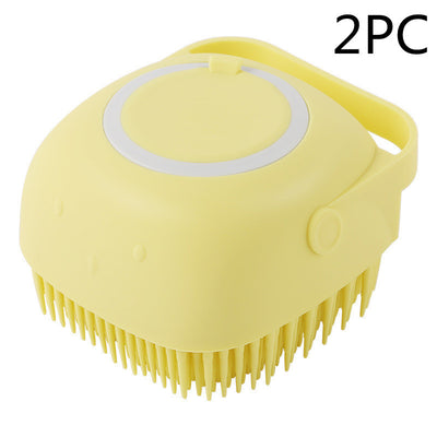 Silicone Dog Bath Massage Glove Brush