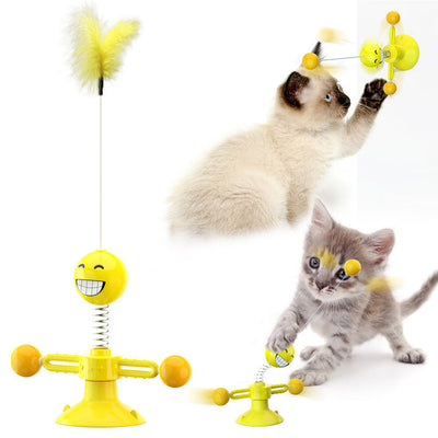 Windmill Multi-Functional Cat Rotating Spinner Toy