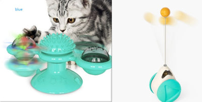 Windmill Multi-Functional Cat Rotating Spinner Toy