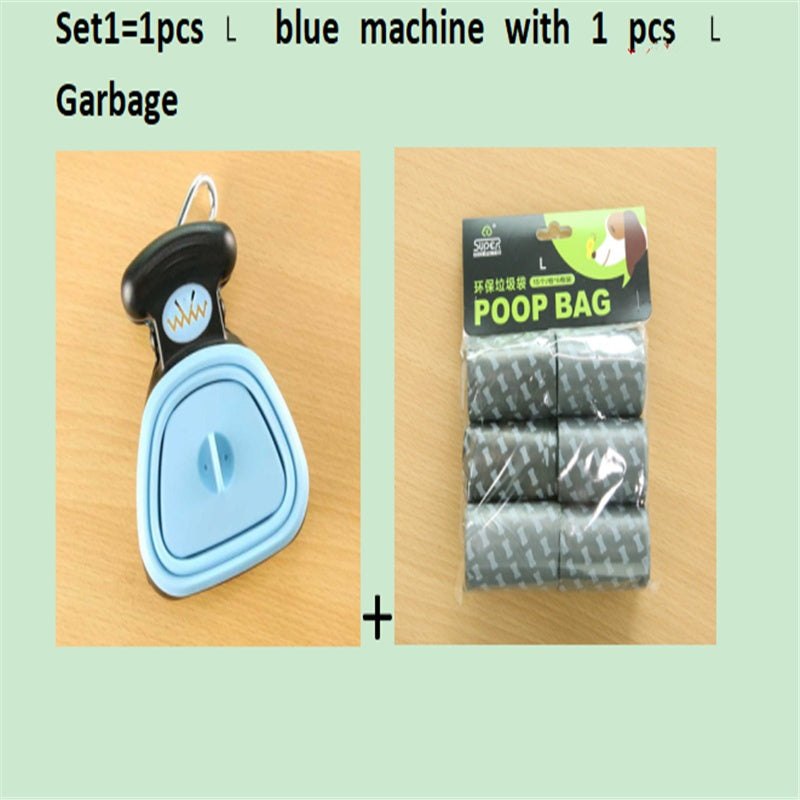 Pet Waste Cleaner – Foldable Dog Pooper Scooper with Bags