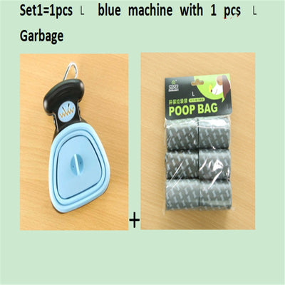 Pet Waste Cleaner – Foldable Dog Pooper Scooper with Bags