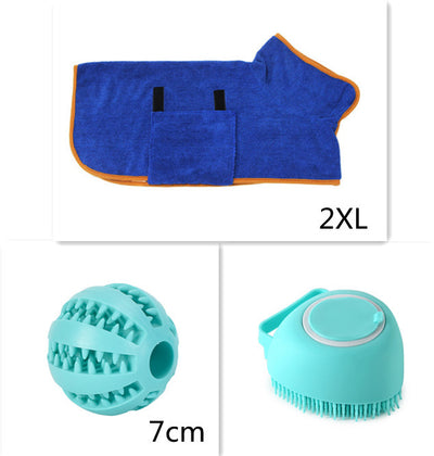 Silicone Dog Bath Massage Glove Brush