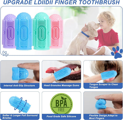 Dog & Cat Regular Finger Brush for Cleaning – Dental Care for Pets