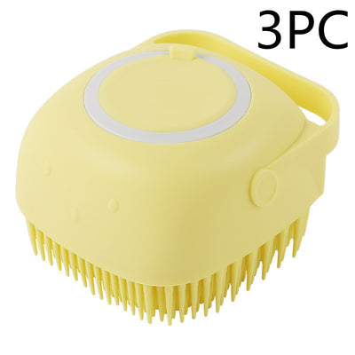 Silicone Dog Bath Massage Glove Brush