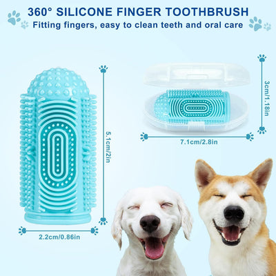 Dog & Cat Regular Finger Brush for Cleaning – Dental Care for Pets