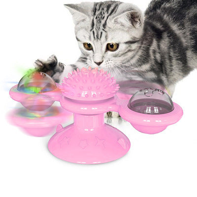Windmill Multi-Functional Cat Rotating Spinner Toy