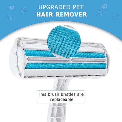 2-Way Pet Hair Roller Remover Lint Brush