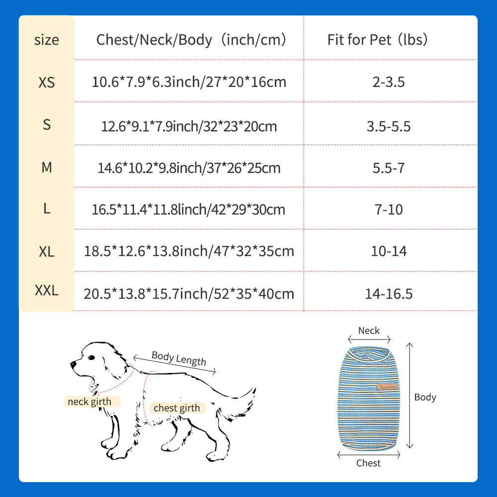 Stylish Cooling Vest for Dogs