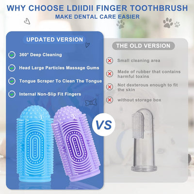 Dog & Cat Regular Finger Brush for Cleaning – Dental Care for Pets
