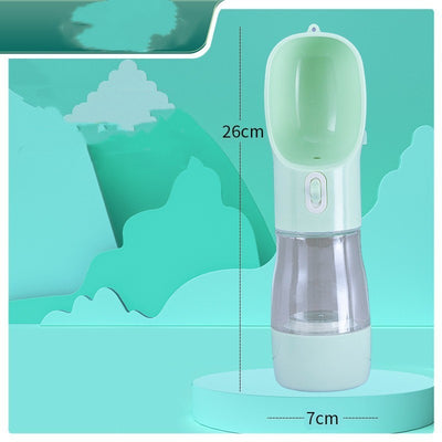 Dog Water Bottle Dispenser Feeder Bowl
