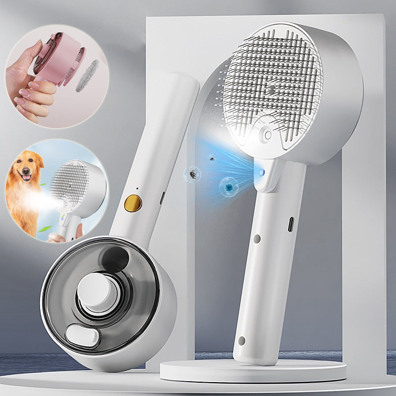 Dog & Cat Hair Remover Steam Brush